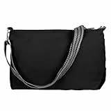Cord-Tragetasche für Damen, große Kapazität, Schultertasche mit Reißverschluss, Hobo-Tasche, Handtasche mit Taschen und verstellbarem Riemen, Cord-Tragetasche, lässige Umhängetasche für Arbeit