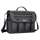 WITZMAN Messenger Bag Herren UmhäNgetasche Nylon Lässige Schultertasche Herren Groß Crossbody Bag für Geschäftsreisen (B701 Silbergrau)