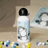 Sheepworld Alu-Trinkflasche für Kinder »Personalisierbare Trinkflasche« – mit Wunschnamen, personalisiert (Blau)