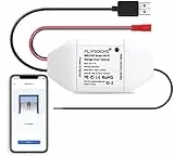 Flysocks Smart Garagentoröffner, WLAN Garage Door Schalter, Kompatibel mit Alexa, Google Assistant, kein Hub erforderlich, APP-Steuerung