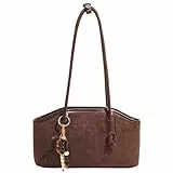 unisoul Handtasche Damen Klein Umhängetasche Schultertasche Clutch Wildleder Tasche Damen y2k Bag Vintage für Frauen Dating Reisen Party Einkaufe