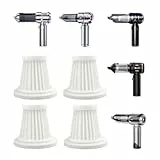 Smilefil Universal HEPA Ersatzfilter 4x für kabellose Handstaubsauger - Waschbar, Wiederverwendbar & leistungsstarke Staubfilterung, Kompatibel mit Lyiazsoy, CUGEFRE, Grixz, KITBEZN, Saker, Freemiao
