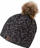 Ziener Unisex Iba Strickmütze, Schwarz (Black Adulto), Einheitsgröße