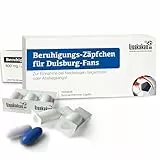 BERUHIGUNGS-ZÄPFCHEN® für Duisburg-Fans | Duisburg Fanartikel Lakritz-Zäpfchen zur Einnahme bei Niederlagen, Gegentoren & Abstiegsangst
