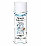 WEICON Universal Dicht-Spray 400 ml, Allesdicht-Spray, Abdichtspray, Dichtungsspray, Wasserfester Flüssigkunststoff, grau