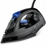 Clatronic® Dampfbügeleisen mit Edelstahlspezialsohle | 1800W | Bügeleisen mit Dampf | 150ml Tank | schnelle Aufheizzeit | Steam Iron mit Tropfstopp und Anti-Kalk | Bügeleisen Dampf | DB 3703