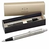 polar-effekt Parker IM Druckkugelschreiber mit Gravur - Metall-gold - Großraummine blauschreibend - inkl. Geschenk-Etui - Deutsche Herstellung - hochwertig und edel - perfekte Geschenkidee
