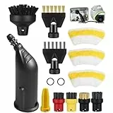 14 Stück Zubehör Dampfreiniger, Dampfreiniger Zubehör, Handdüse Ersatzteile, Powerdüsen Set für Kärcher Dampfreiniger Zubehör für Haushalt und professionelle Reinigung Robuste Effiziente