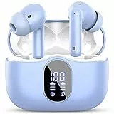 Bluetooth Kopfhörer, Kopfhörer Kabellos Bluetooth 5.3 Sport In Ear Kopfhörer mit 4 Mikrofon, 40 std Spielzeit, LED-Anzeige, ENC Lärmreduzierung, HiFi Stereo Ohrhörer für Arbeit und Studium