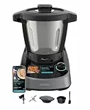 Cecotec Smarte Küchenmaschine Mambo Touch Daily. 37 Funktionen, Touchscreen mit Rezepten, App, 3,3 L Edelstahlkrug, integrierte Waage, OneClick, Speed Zero, Selbstreinigung, 4 Gerichte auf einmal