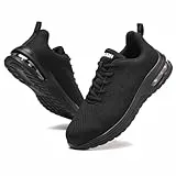 Furuian Arbeitsschuhe Herren Sicherheitsschuhe Damen Leicht Atmungsaktiv Stahlkappenschuhe Sportlich rutschfest Sneakers
