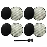 Hosrivae CFTS72 Filter-Set für Iris Ohyama Staubsauger SCD-120P SCD-181P SCD-121P, HEPA-Abluft- und Schwammfilter mit Reinigungsbürste, 4 Stück