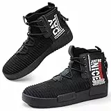 FUSHITON Herren Sportschuhe High Top Turnschuhe Mode Freizeitschuhe Draußen Laufschuhe Sneakers Leicht Bequem rutschfest Fitnessschuhe Outdoor Straßen Traillauf Schuhe