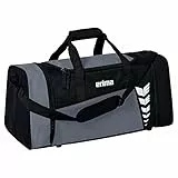 Erima Unisex Six Wings geräumige Sporttasche (7232301), Slate Grey/schwarz, M