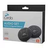 Cardo, 45 MM JBL Dual HD-Kopfhörer-Audio-Kit für Gegensprechanlage, Noir