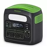 NECESPOW Tragbare Powerstation N7576 700W 483.84Wh AC Steckdosen x 3, Powerstation LiFePO4 Akku Reine Sinuswelle, USB-C PD100W Ausgang, Solargenerator für Camping Hause CPAP