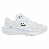 Lacoste Neo Run 2 Weiße Sportschuhe mit PiquéKnit LHRFOAM für Laufsport, lässig, Unisex, weiß, 42 EU