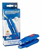 WEICON TOOLS Multi-Stripper No. 400 | Abisolieren 0,5-6,0 mm² & Entmanteln 8-13 mm Ø