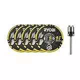 RYOBI - 6 Trennscheiben und 1 Spannfutter Twist Lock - RAR301-6