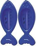 Technoline WA 1030blau Thermometer, Kunststoff, Blau, 6 x 1,4 x 15 cm (Packung mit 2)