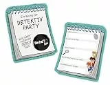 DH-Konzept 8 Einladungskarten * DIE DREI ??? KIDS * für Kinderparty und Kindergeburtstag | 3 Fragezeichen Einladungen Invites Kinder Detektive Party Set