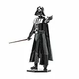 Fascinations ICX133 Metal Earth Metallbausätze - Star Wars Darth Vader, lasergeschnittener 3D-Konstruktionsbausatz, 3D Metall Puzzle, DIY Modellbausatz mit 2.75 Metallplatinen, ab 14 Jahre