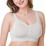 Bravado Designs Nachhaltiger Alltags-BH, glättend, nahtlos, bügelfrei, Körbchen B bis J, Lily White, Medium