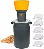 STREND PRO Getreidemühle Elektrisch 1300W 60L | mit 5 Siebe | Professionelle Elektrische Getreidemühle für alle Getreidesorten - Weizen, Gerste, Mais, Hafer | Kornmühle zur Fütterung von Vieh/Tieren
