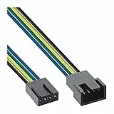InLine 33328A Lüfterkabel Verlängerung PWM, 4pol Molex Stecker / Buchse, 0,3m