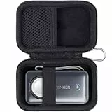 Khanka Hartschalen-Tragetasche als Ersatz für Anker MagGo Power Bank für Apple Watch 10.000 mAh, Aufbewahrungs- und Reiseabdeckung für Anker 35 W Max Akkupack (nur Tasche) (Schwarz)