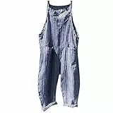 Latzhosen,Trekking Hosen Damen Damen Weihnachtshose Gärtner Overalls Sheego Hosen Outdoor Hosen Damen Alles Ohne Strom Die Toten Hosen Spaghettiträger Bundfaltendamen Damen Gartenh（1-Blau，4XL）