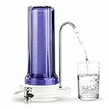 iSpring CKC1C Auftischfilter Wasserfilter Filteranlage für Wasser Auftisch Filter,1 Stufe Auftischfilter (transparent)