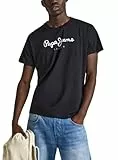 Pepe Jeans Herren Eggo N T-Shirt, Black (Black), L