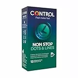CONTROL Condome No Stop Dots & Lines, 12 Stück