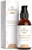 bedrop Manuka Repair Handcream feuchtigkeitsspendende Handcreme mit Manuka Honig, Bienenwachs, Propolis & Vitamin A bei trockenen & rissigen Händen anwendbar