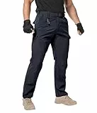 Arunlluta Taktische Herren-Hose, Ripstop-Hose, wasserabweisend, Cargo-Arbeitshose für Herren, Stretch-Wanderhose, leicht, Dunkelgrau, 32W / 32L