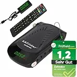 [ Test SEHR GUT, Note 1.2 *] Zehnder HX 2600 Mini Digital Sat Receiver mit Aufnahmefunktion, HD fähig, für Satellitenschüssel Satelliten Satellit TV Fernseher, mit HDMI & lernbare Fernbedienung