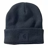 Carhartt Herren Tonal Patch Beanie, Marineblau, Einheitsgröße