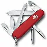 Victorinox Schweizer Taschenmesser Hiker, Swiss Army Knife, Multitool, 13 Funktionen, Klinge, Dosenöffner, Schraubendreher