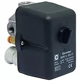 ELMAG Druckschalter CONDOR MDR 2/11 bar, 230 Volt, Grau, Schwarz