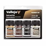 Vallejo 073190 Pigment-Set Staub und Schmutz, Gelb