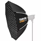 TARION Fotografie Softbox mit Bowens Halterung: 120cm Faltbare Quick Release Softboxen mit Glitter achteckige Soft Box für Studio Photography Video Blitz Licht SOFTBEAM(OC-120F)