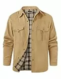 Svanco Hemdjacke Herren Leichte Sommerjacke Kariertes Futter Jacken Karo Übergangsjacke Cargo Cowboy Jacke Mit Mehreren Taschen