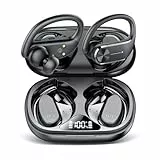 Bluetooth Kopfhörer, Kopfhörer Kabellos Bluetooth 5.3 mit 4 LED Digitalanzeige, 68 Std Spielzeit Tiefer Bass, In Ear Kopfhörer mit 4 ENC Lärmreduzierung Mic, Ohrhörer für Arbeit/Studium/Sport