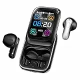 Neu 2026 Ki Übersetzungskopfhörer, 3-in-1 Echtzeit Sprachübersetzer Ohrhörer mit 164 Sprachen & 11 Modi, 48H Akkulaufzeit, HiFi-Sound, LCD-Touchscreen, Bluetooth 6.0 Kopfhörer für Reisen/Business