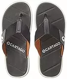 Cartago Herren 11634 Zehentrenner, Silver/Black, 45.5 EU