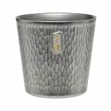 Thous Winds Titan Camping Becher, 300ML Doppelwandige Titan Tasse, Leichter Kaffeebecher Teetasse Trinkbecher Whisky-Becher für Camping, Wandern, Trekking, Picknick (Rinden-Textur Version)