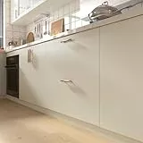 Livelynine Möbelfolie Selbstklebend Beige Matt Klebefolie Möbel Wasserfest für Tisch Küche Schrank Selbstklebende Tapete Beige Dunkel für Schlafzimmer Wohnzimmer Badezimmer Wand Modern 40CMx2M