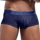 Herren Boxershorts Eisseide Boxers Boxer Shorts Eisseiden Trunk Clubwear Boxershorts Herren Atmungsaktiv Sexy Boxershorts Für Männer Sexy Unterwäsche Für Mann 1 Per Pack - Dark Blue, M