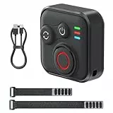 Bluetooth Fernbedienung für Insta360 X5/X4/X3/Ace Pro 2/Ace Pro/GO3S/GO3/GoPro Hero 13/12/11/IOS/Android, HOVCEH 50M Reichweite Smart Wireless Fernbedienung mit Handschlaufe zur USB-Ladekabel